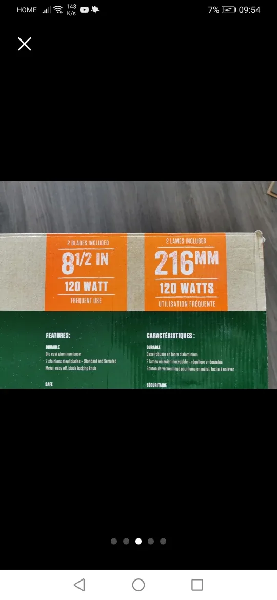 LEM Meat Slicer with 8.5 inch Blade image indicator(2)