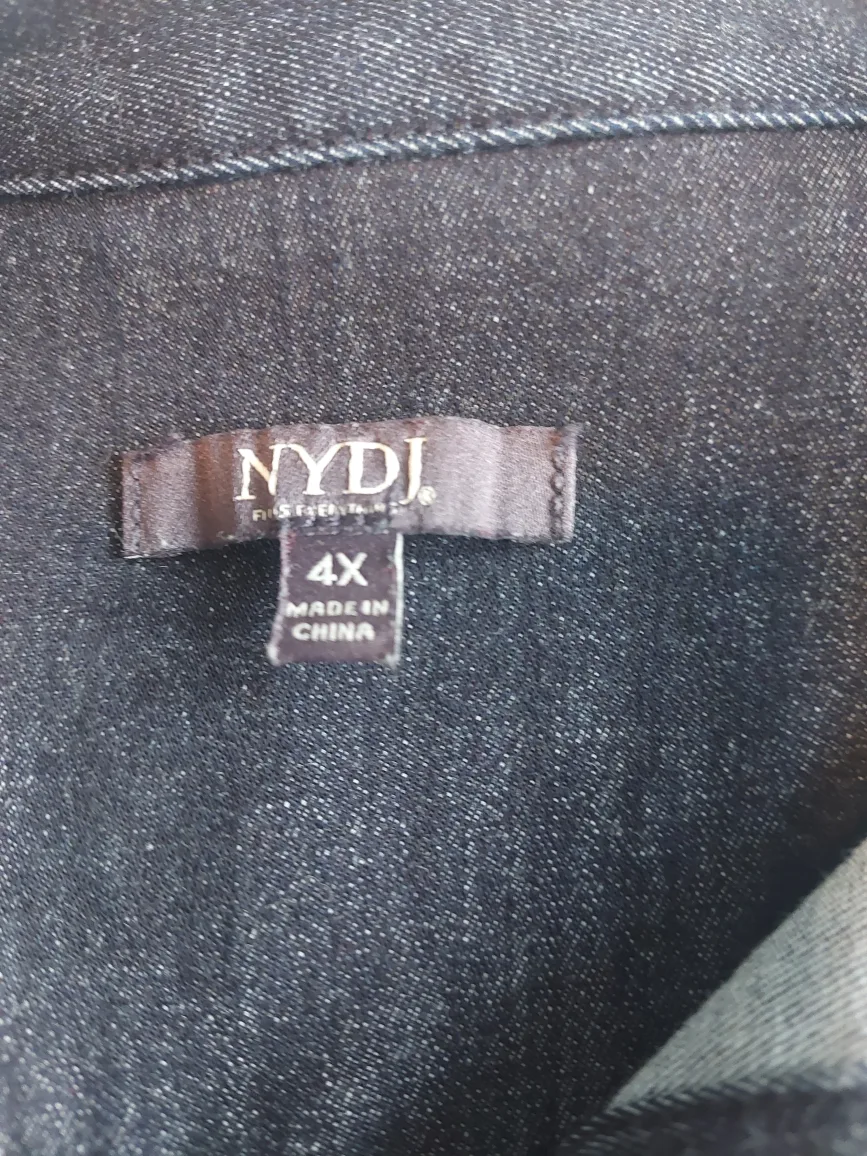 NYDJ Denim Shirt Dress - Size 4X image indicator(3)