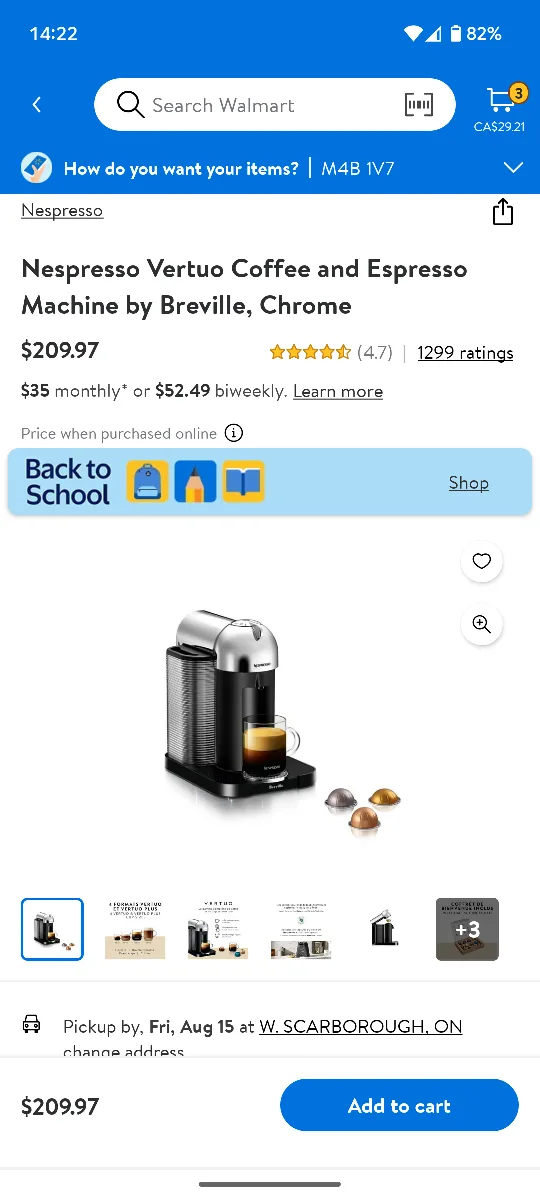 Nespresso Vertuo Coffee Machine - New in Box! image indicator(4)