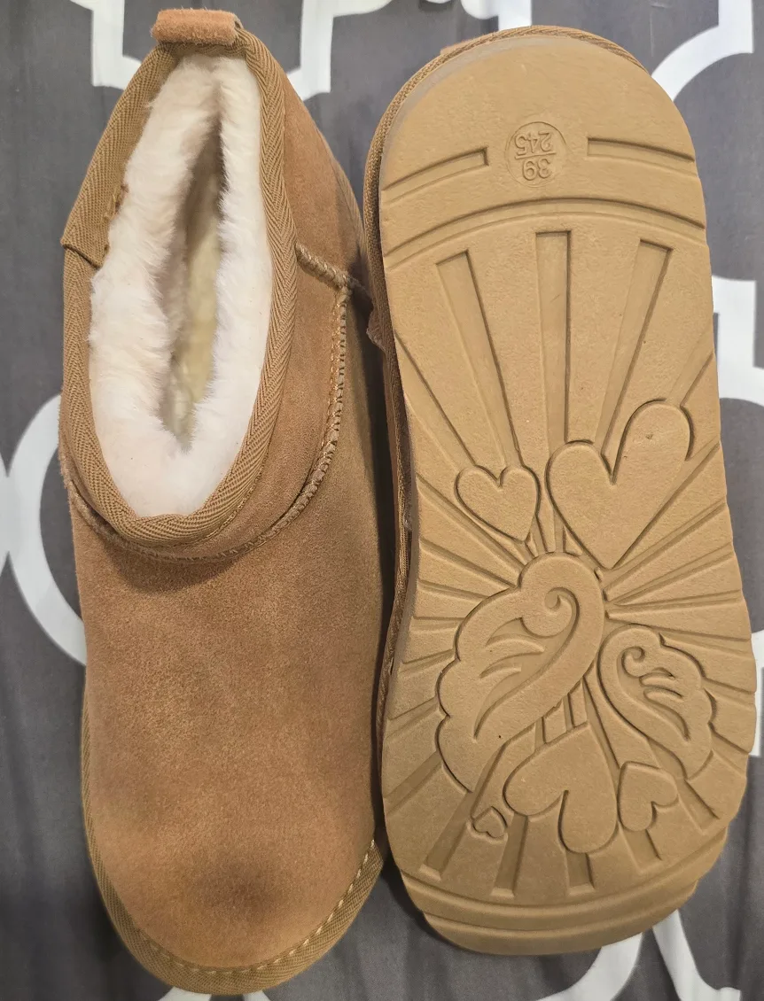 Cozy Suede Bootie Slippers - Size 9 image indicator(3)