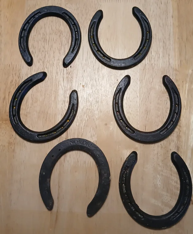 6 Nordic Pony Horseshoes thumbnail