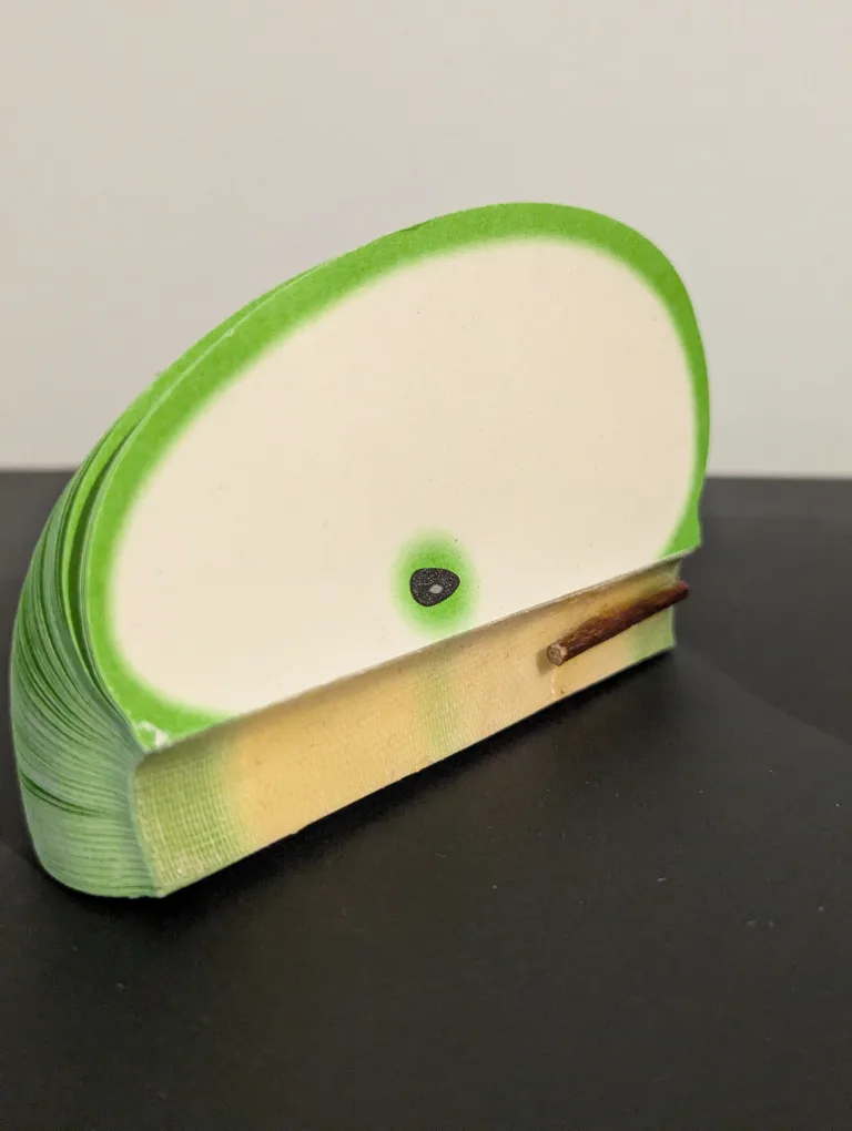 Apple Shaped Memo Pad image indicator(3)