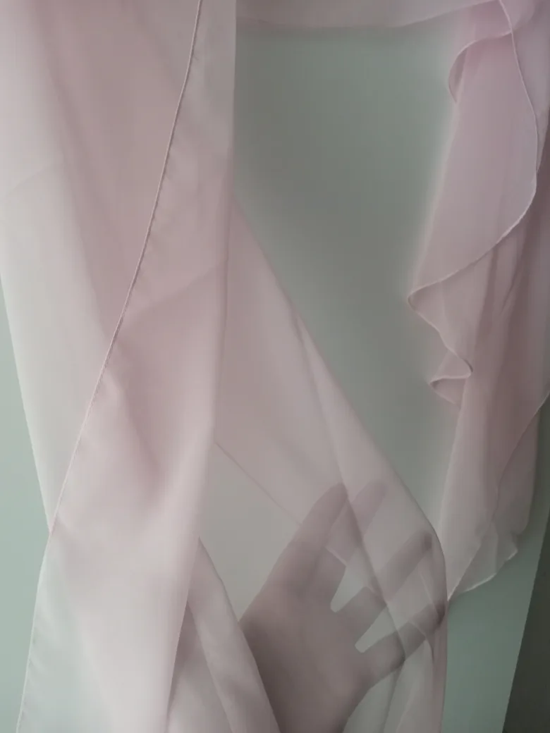 Pink Chiffon Scarf image indicator(2)