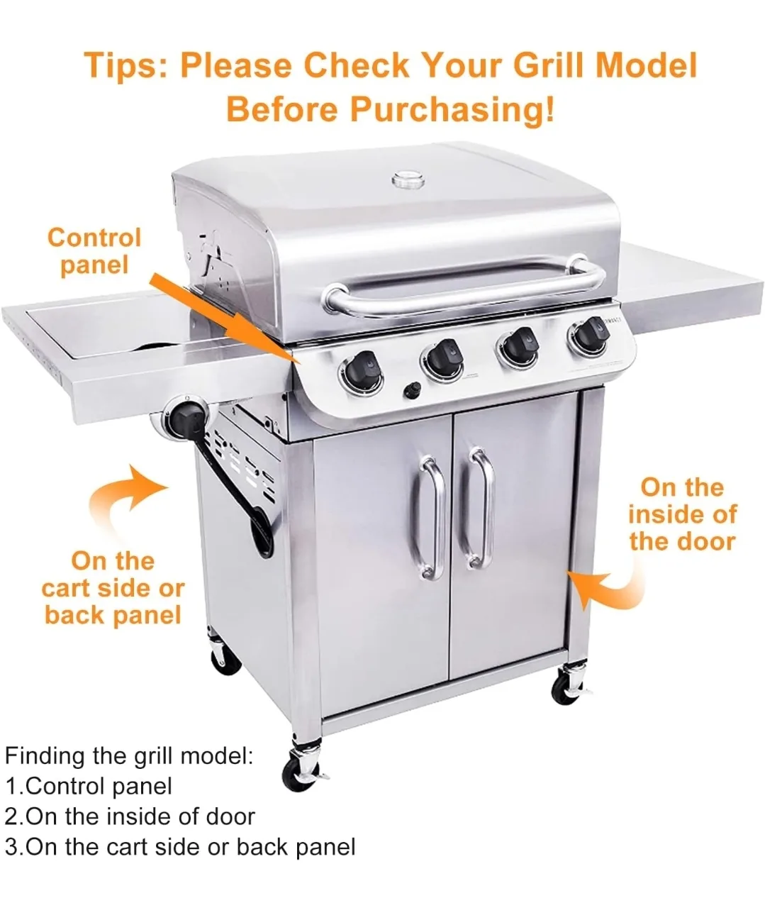 BBQ Grill Replacement Parts Kit – Fits Charbroil & Thermos image indicator(10)