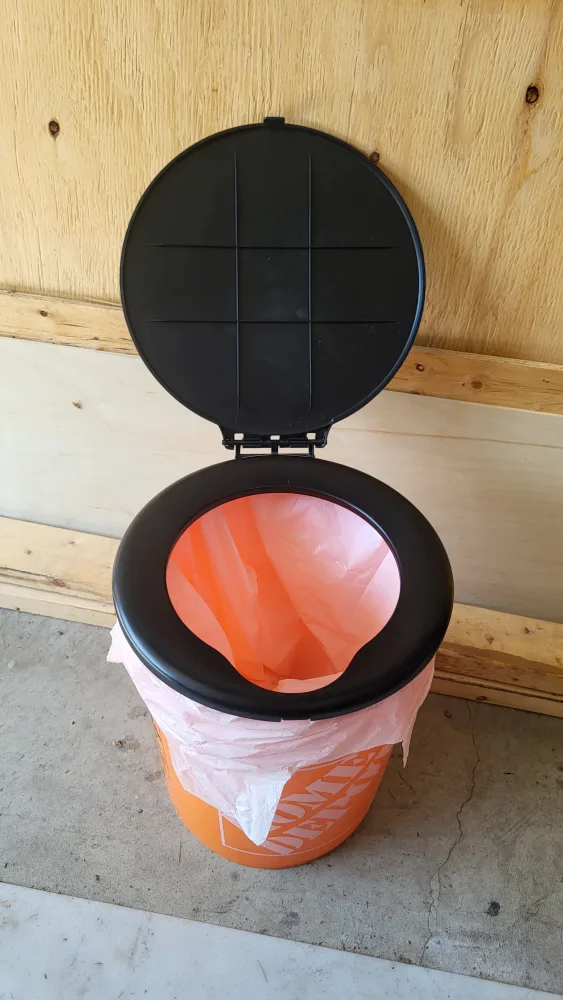 Portable Toilet Seat Lid for Bucket image indicator(2)