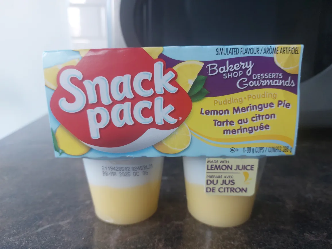 Snack Pack Lemon Meringue Pie Pudding thumbnail
