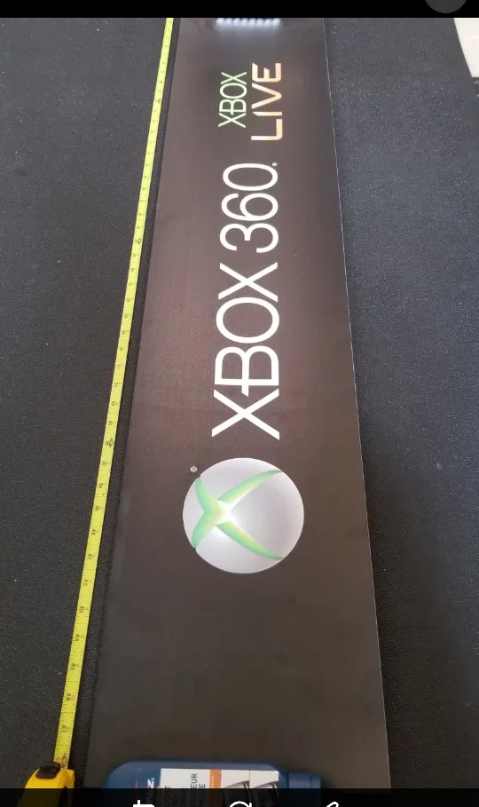 Rare - LARGE 4 FOOT XBOX 360 LIVE BANNER Promo Poster thumbnail
