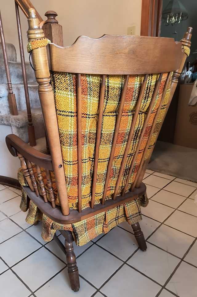 Maple Platform Rocking Chair with Cushions - photo 2