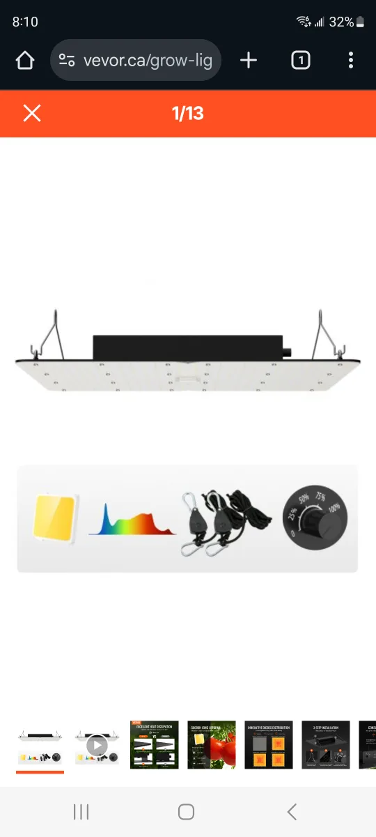 VEVOR Grow Light thumbnail