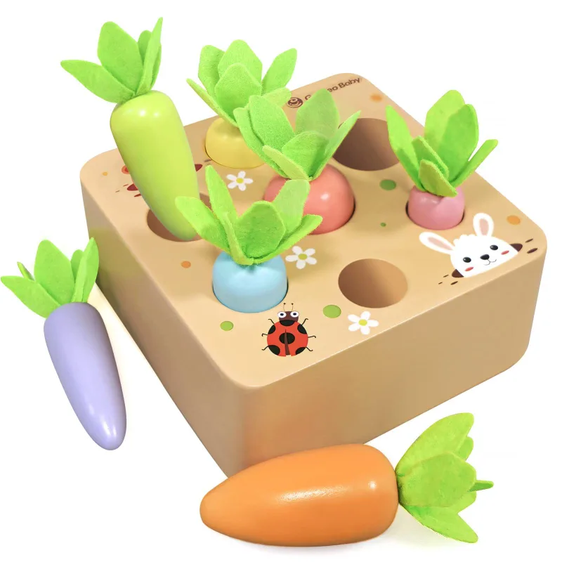 Montessori Toys for Toddlers Carrot Harvest - New in Box! image indicator(4)