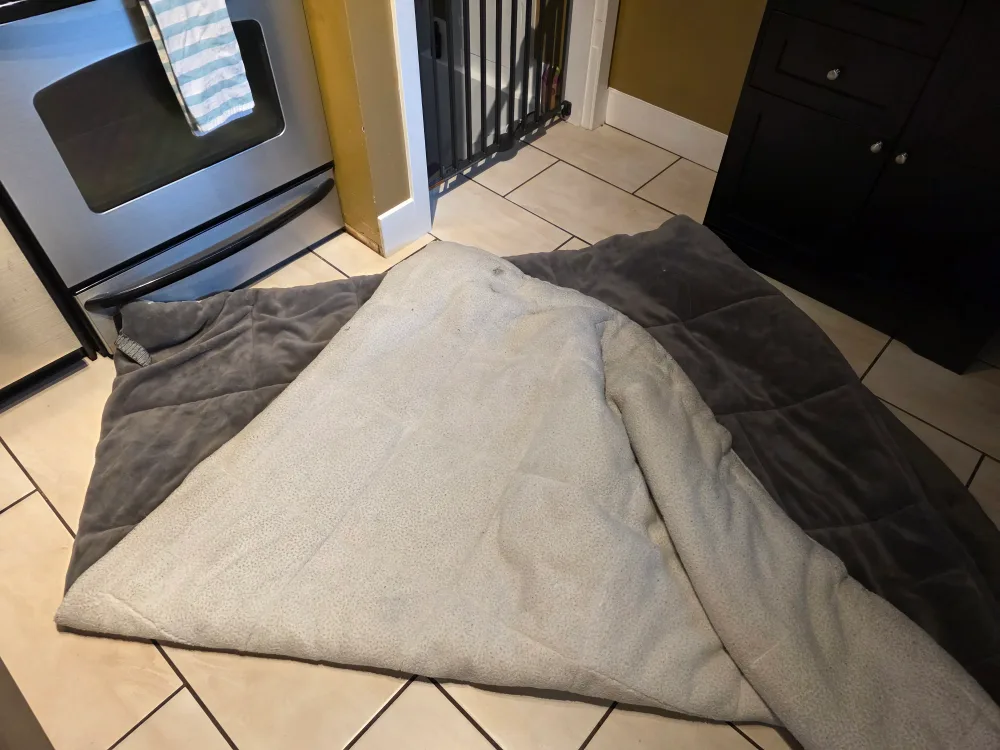 Grey Queen Sized Blanket 🧡 image indicator(2)