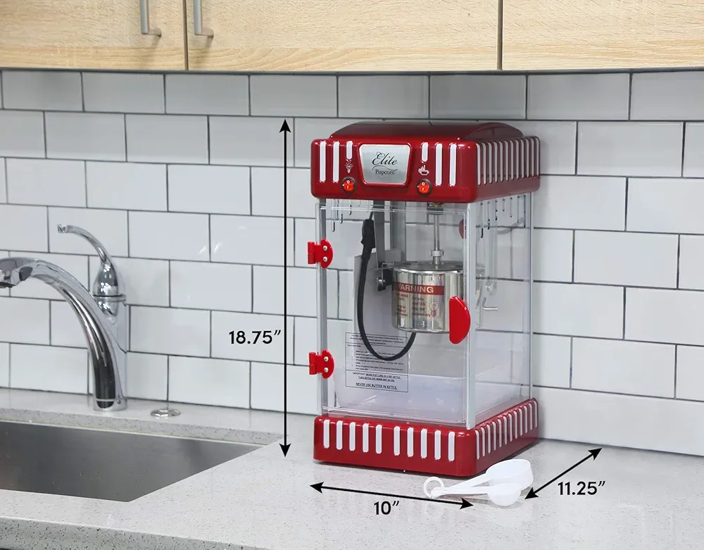 Elite Popcorn 2.5OZ Carnival Popcorn Maker image indicator(4)