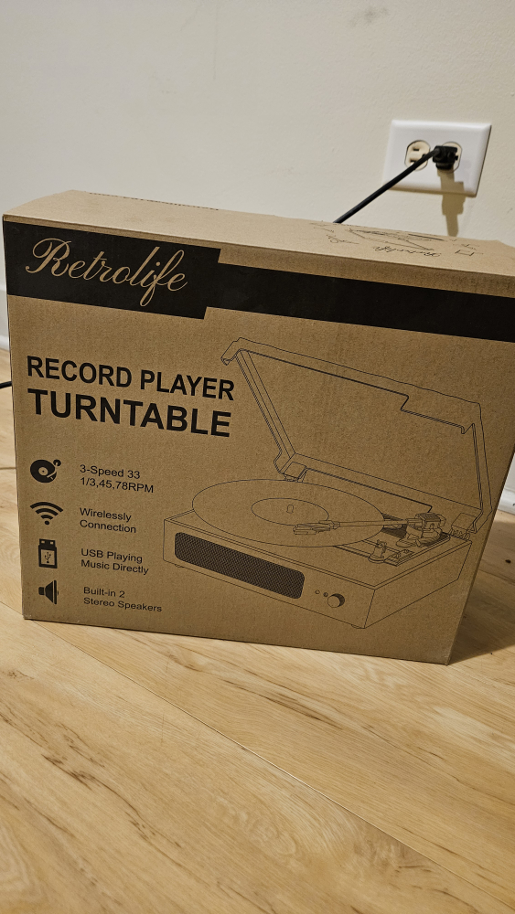 Retrolife Record Player - Brown