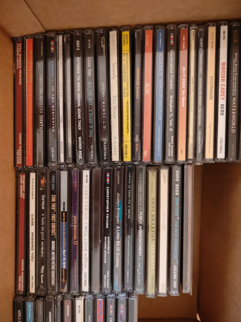 45 Box of Assorted Music CDs image indicator(6)