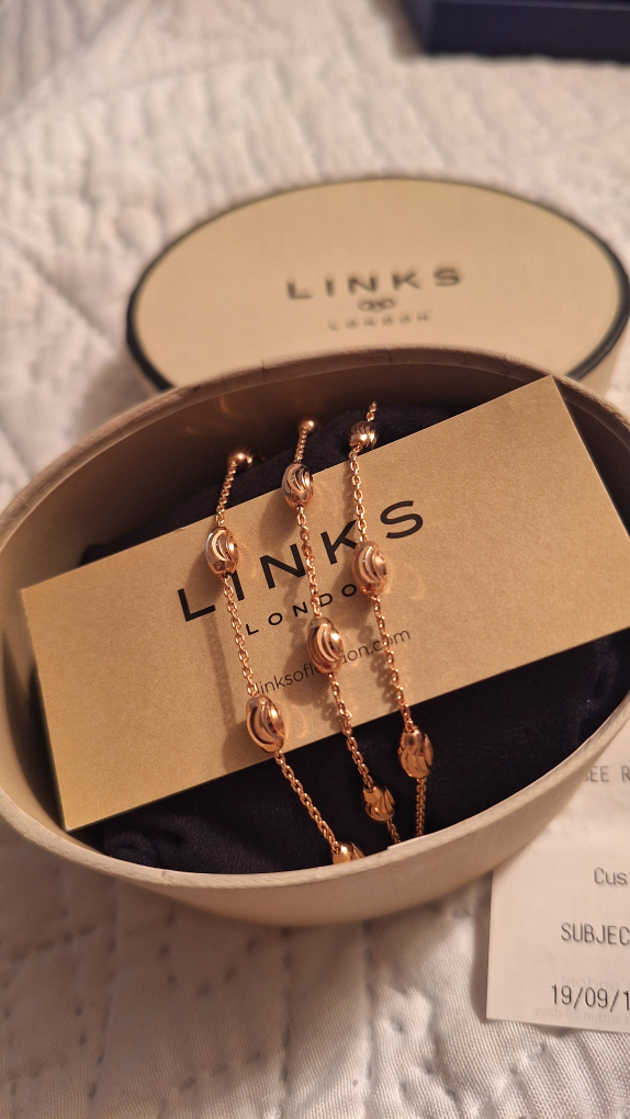 Links of London Rose Gold Vermeil Bracelet