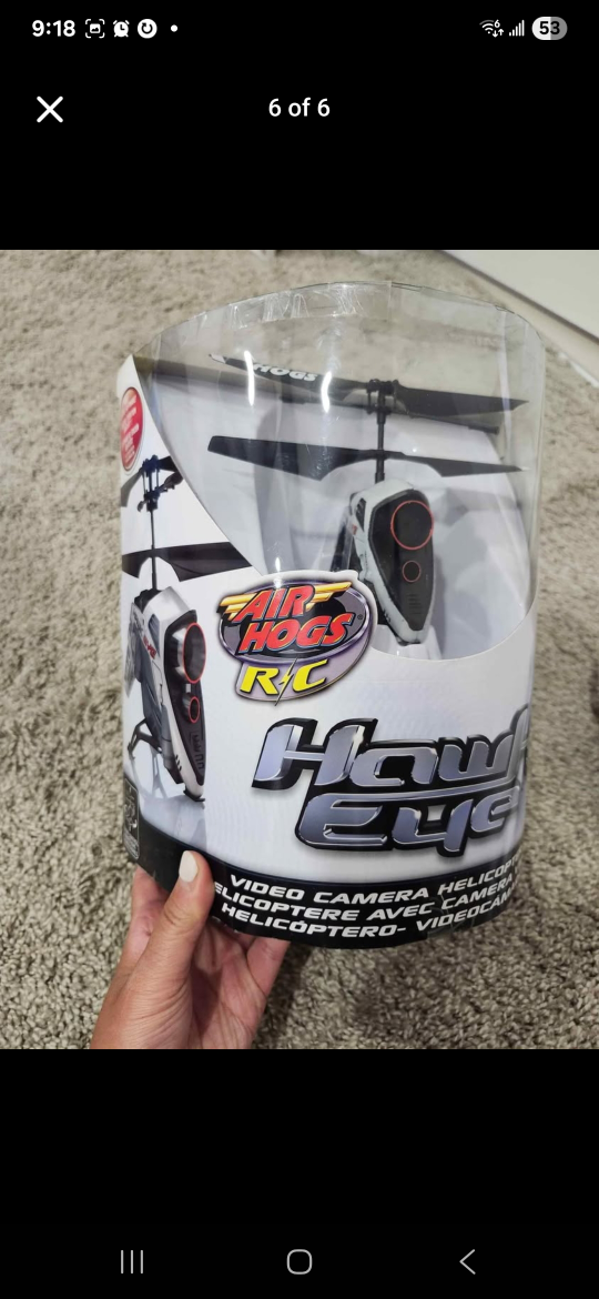 New Air Hogs Hawk Eye Video Camera Helicopter - photo 5