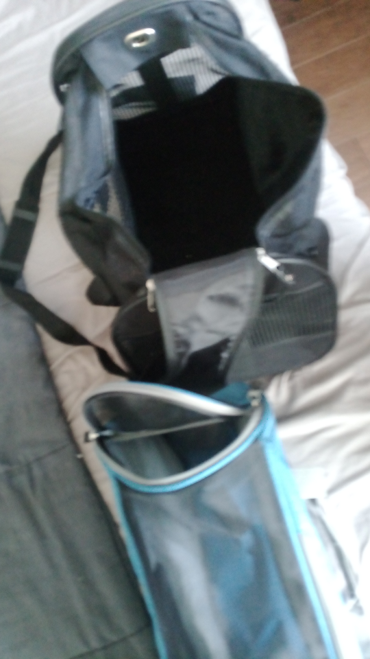 Bergan Pet Carrier Bundle - Blue & Black