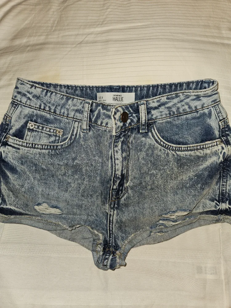 Topshop Hallie Denim Shorts thumbnail