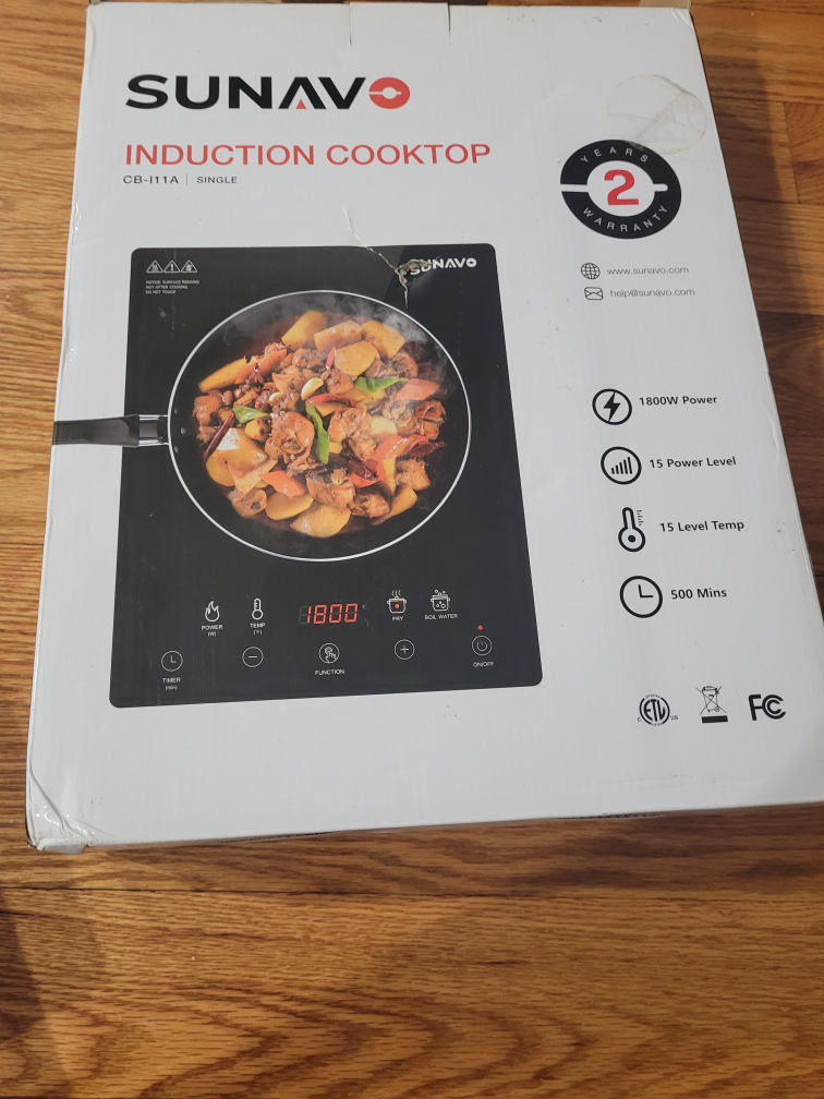 SUNAVO Induction Cooktop CB-I11A - Single - photo 2