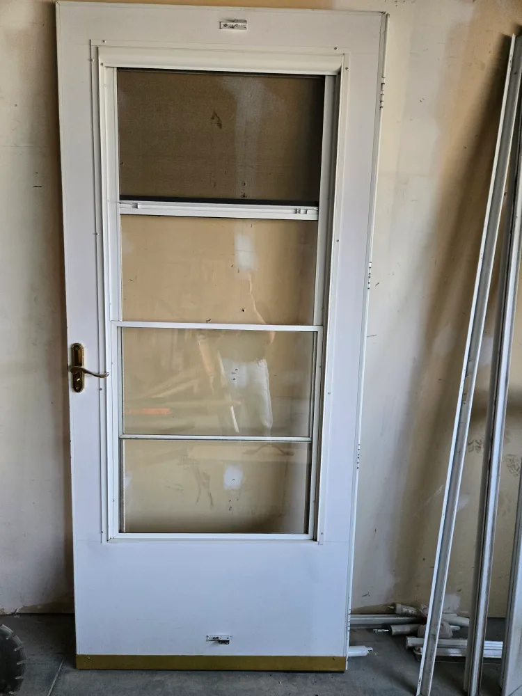 White Screen Door - 36" x 79" thumbnail