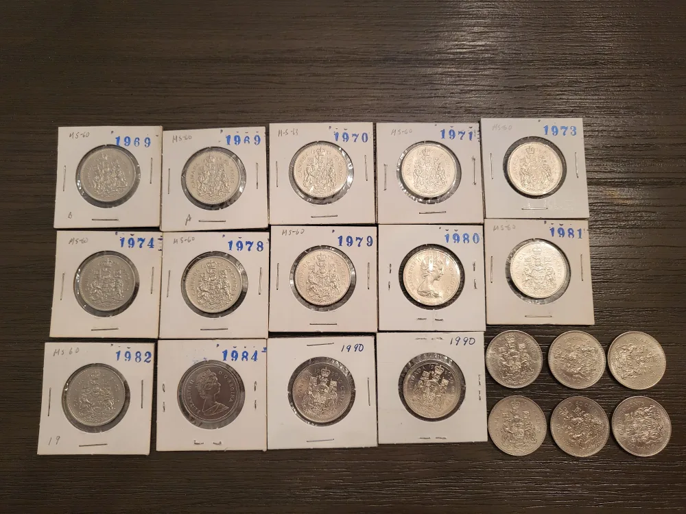 Canadian Fifty Cent Pieces thumbnail