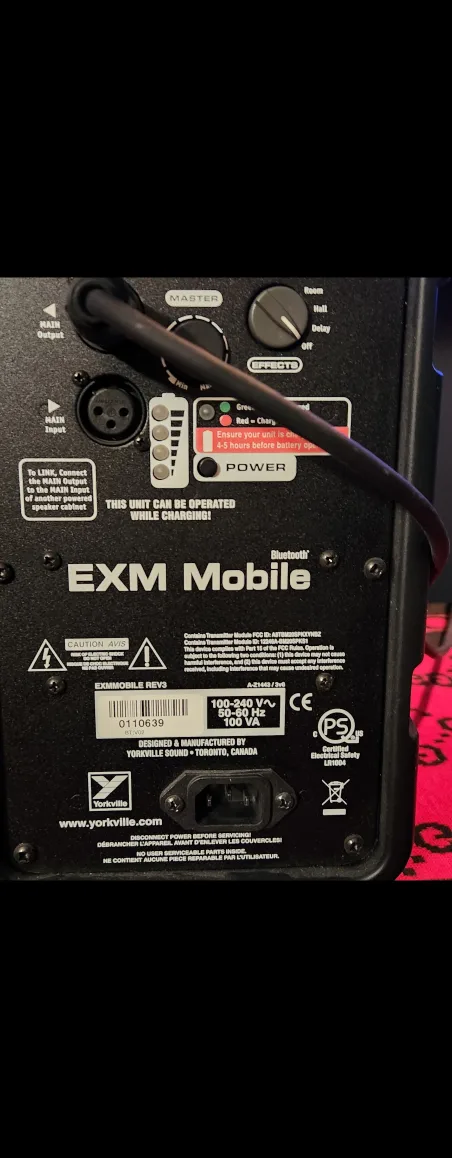 Yorkville EXM Mobile Speaker - Portable Sound image indicator(2)