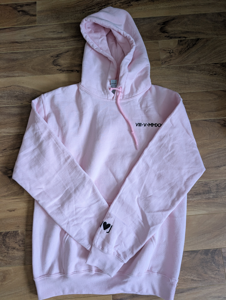 Pink Gildan Hoodie