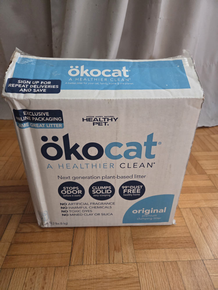 Ökocat Natural Wood Clumping Cat Litter