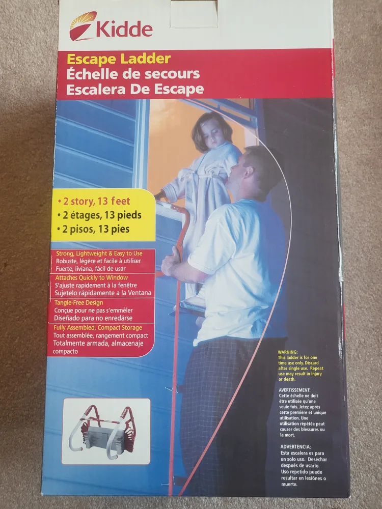 Kidde Escape Ladder - 2 Story, 13 Feet thumbnail