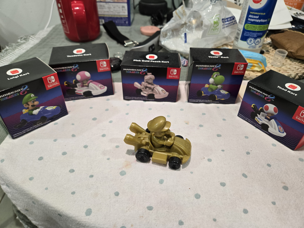 Mario Kart Deluxe pull back racers