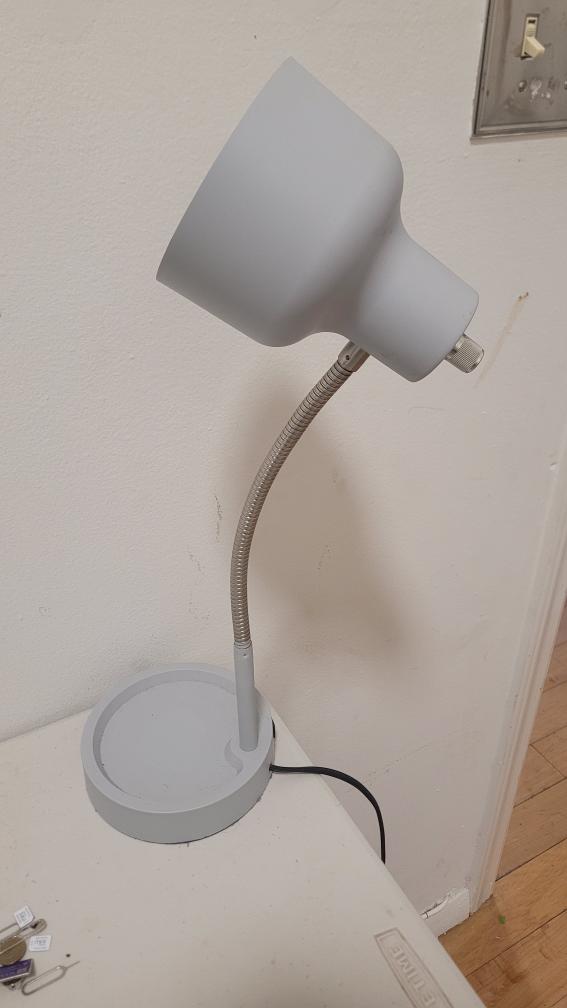 Gray Desk Lamp