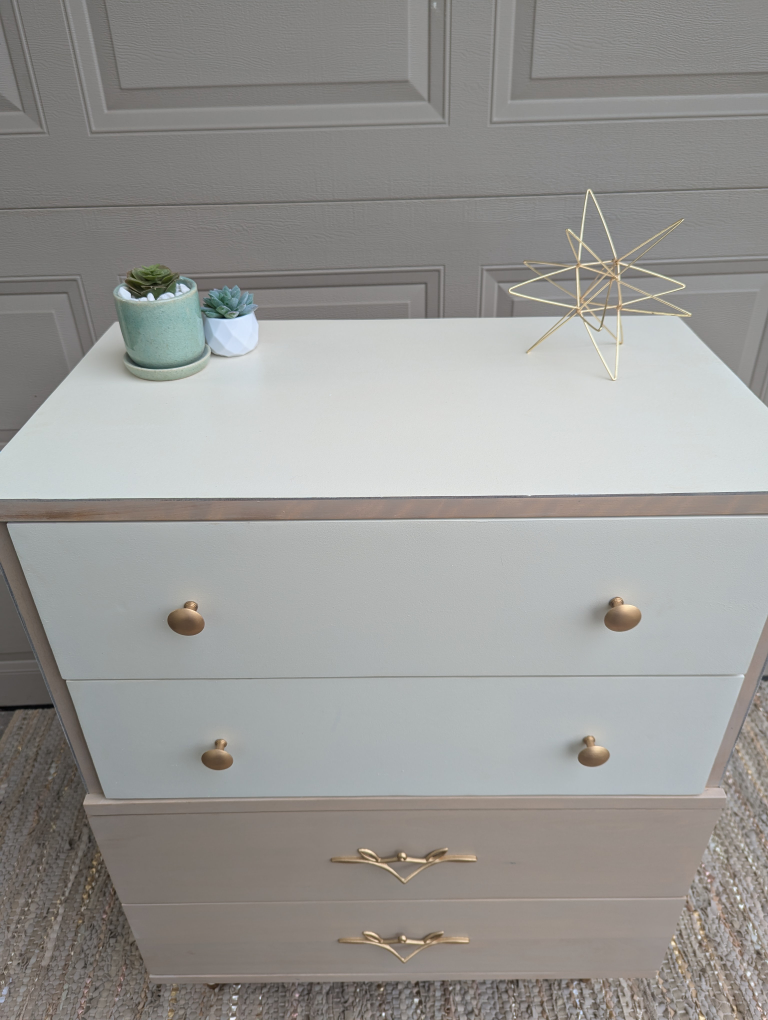 Newly refinished MCM tallboy dresser - photo 2