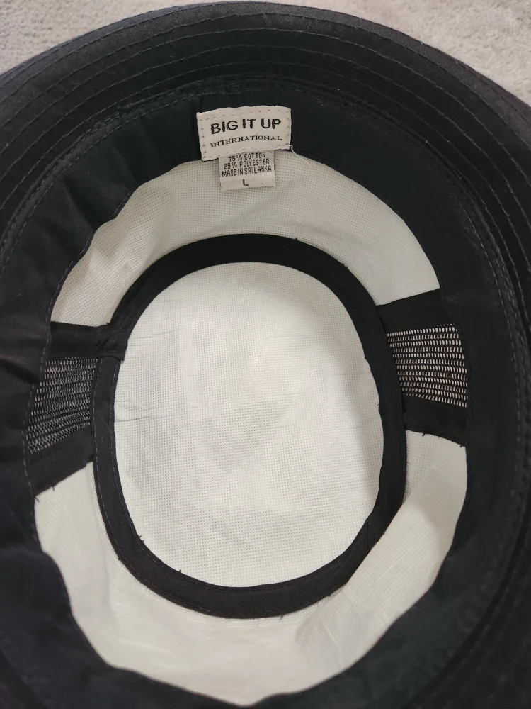 Big It Up International Black Bucket Hat - Size L image indicator(3)