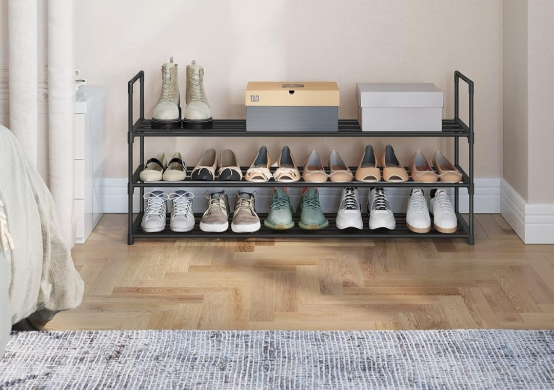 SONGMICS 3-Tier Shoe Rack - Like New!