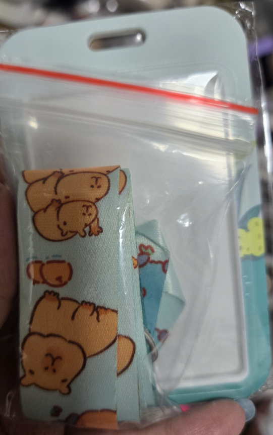 Capybara Card Holder with Lanyard - New - photo 2