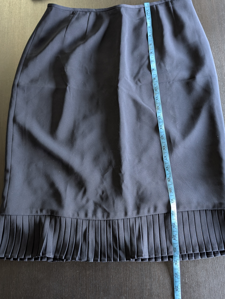 Kasper Navy Blue Skirt Suit Size 10 - photo 3