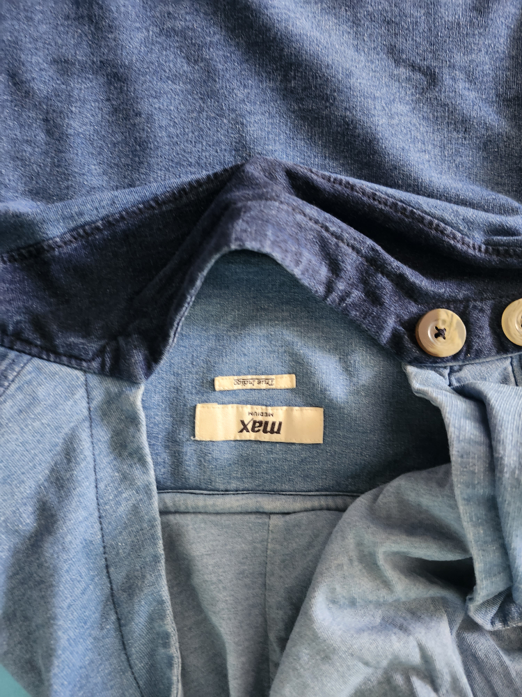 Max True Indigo Denim Hoodie - Size Medium - photo 3