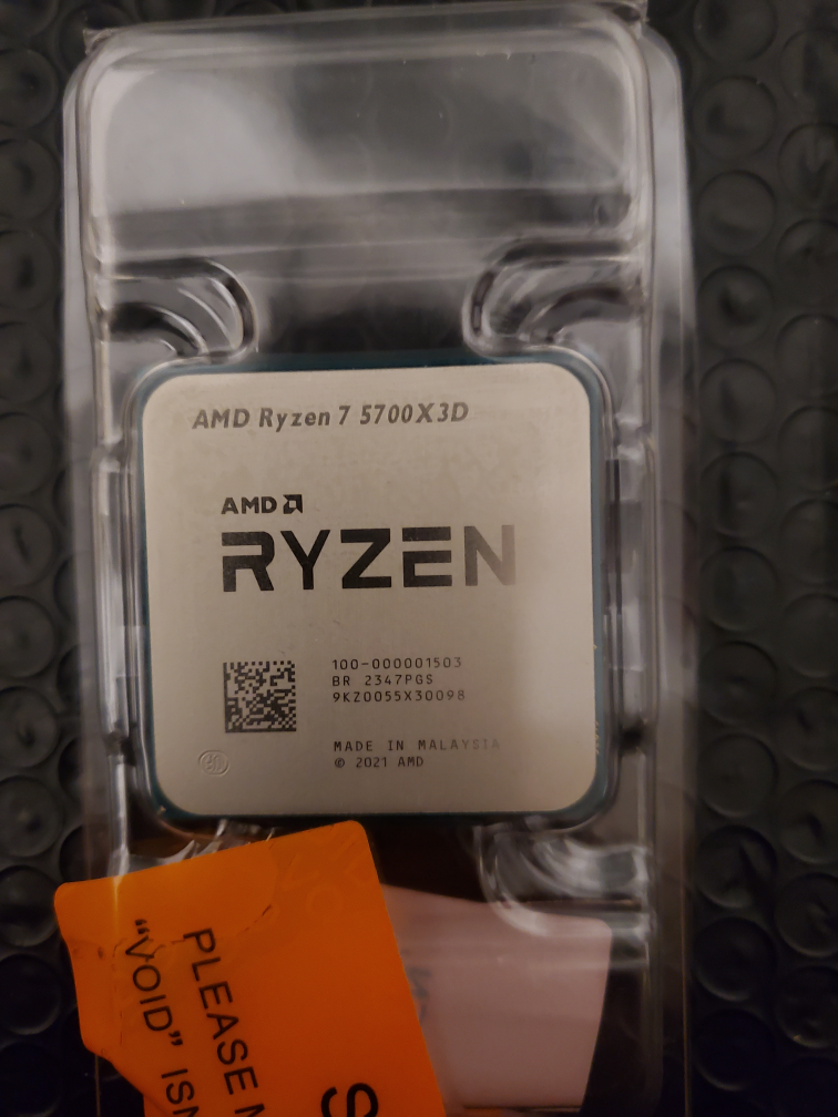 AMD Ryzen 7 5700X3D CPU - Unopened