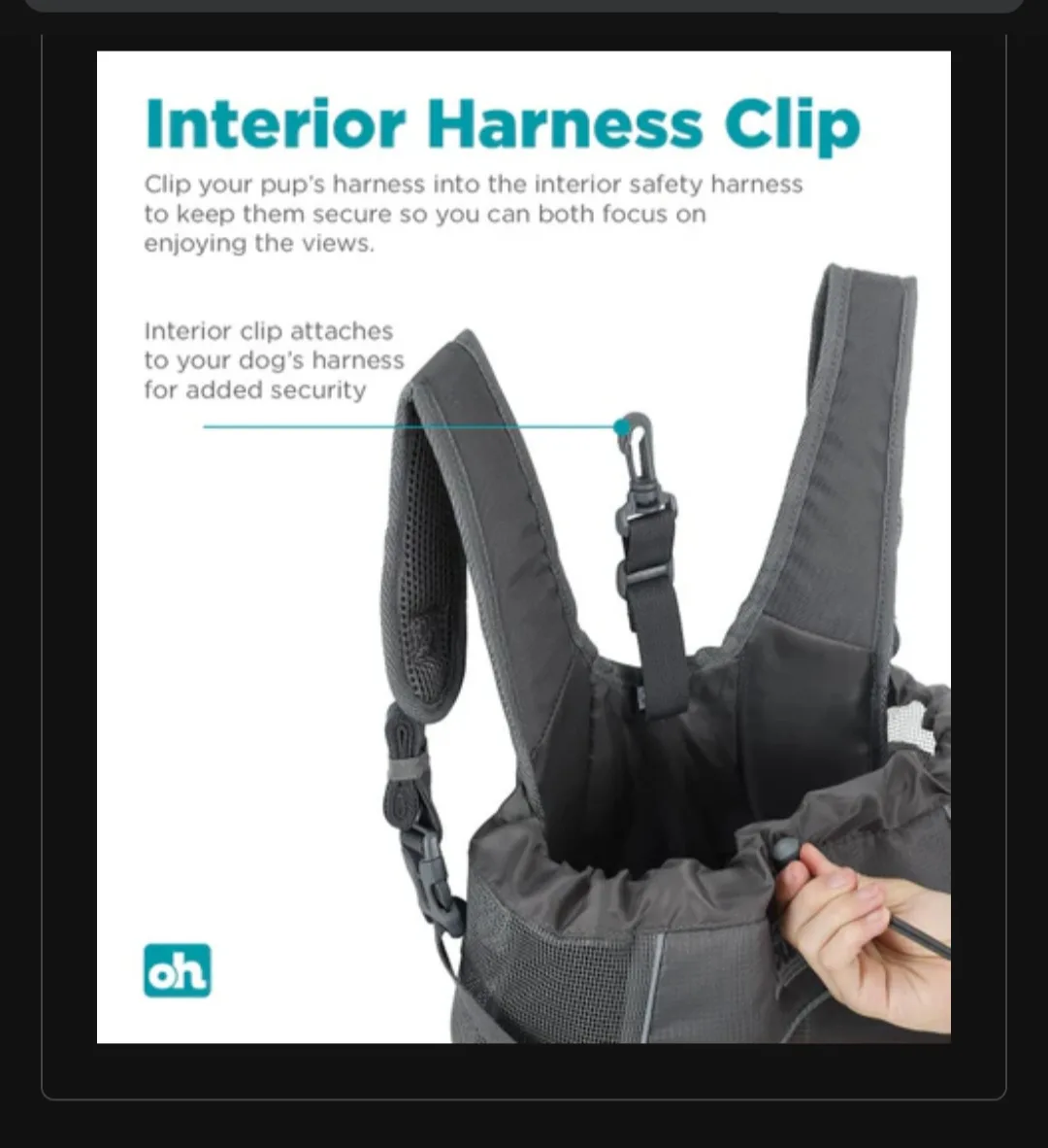 Pet Front Carrier - Small dog/ cat up to 10lbs image indicator(4)