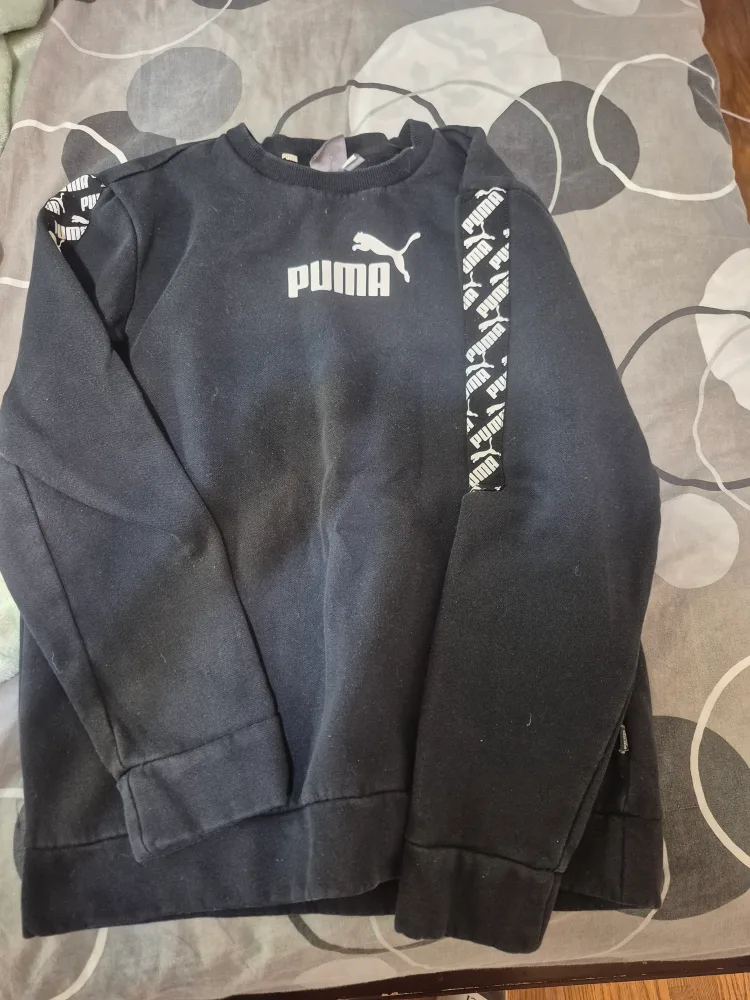 Puma Black Crewneck Sweatshirt thumbnail
