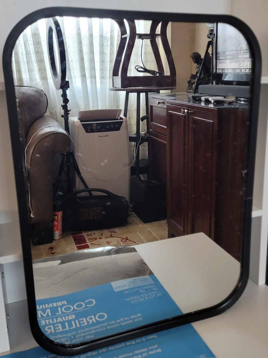 Black Framed Mirror - photo 2