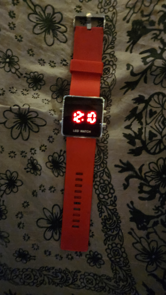 Red LED Watch #freecycle