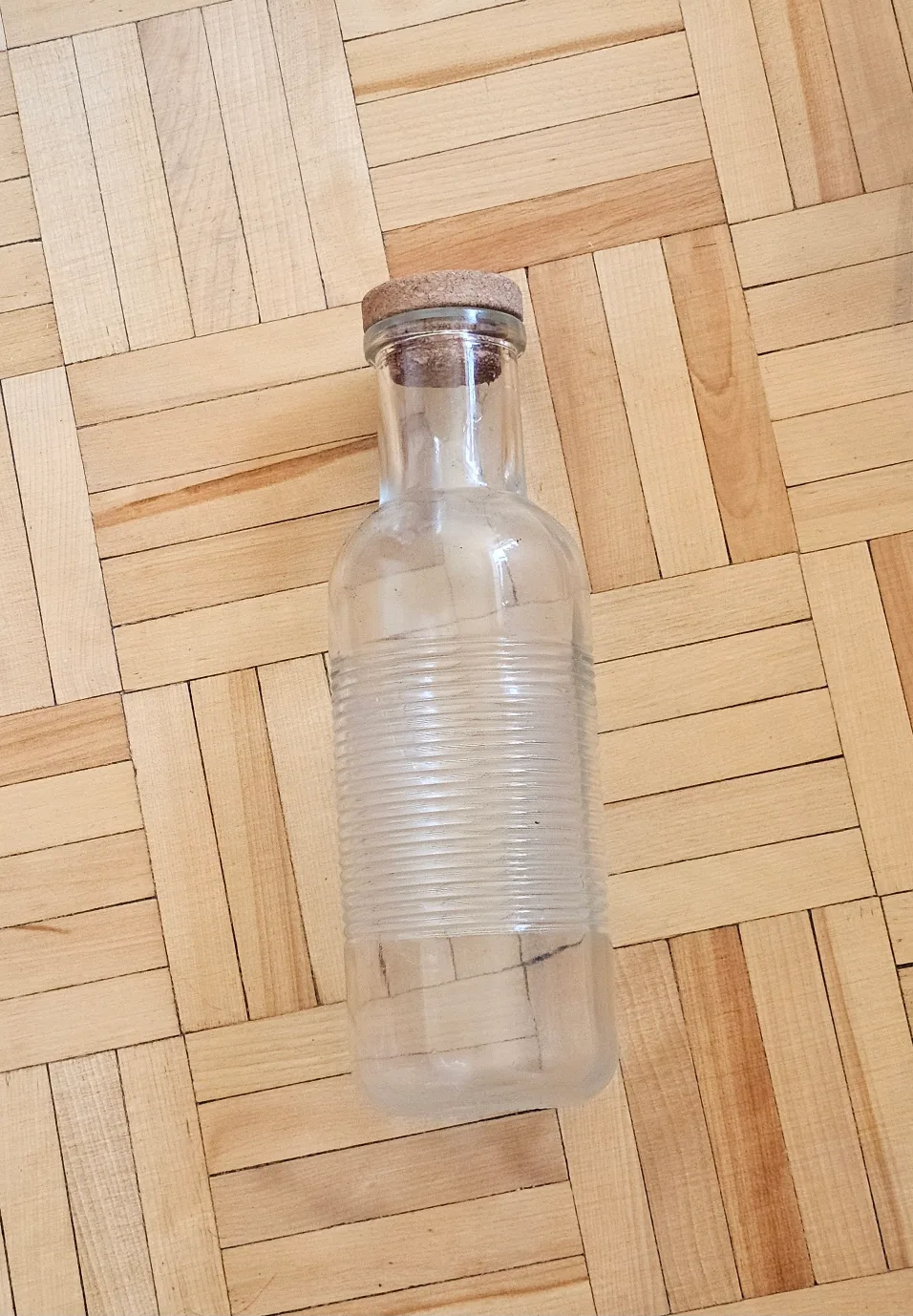 Glass Bottle with Cork Stopper thumbnail