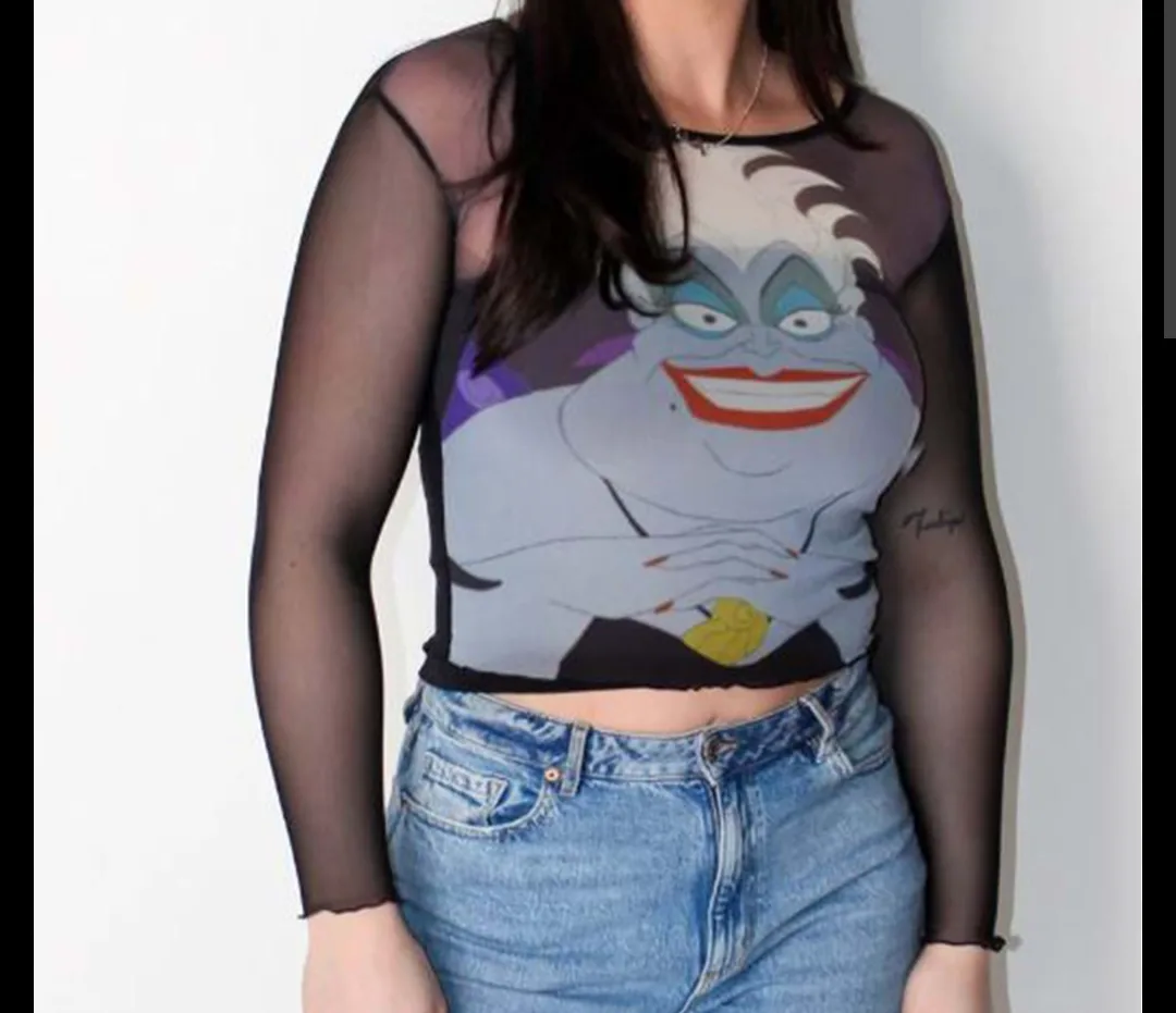 CAKEWORTHY Ursula Graphic Mesh Top image indicator(2)