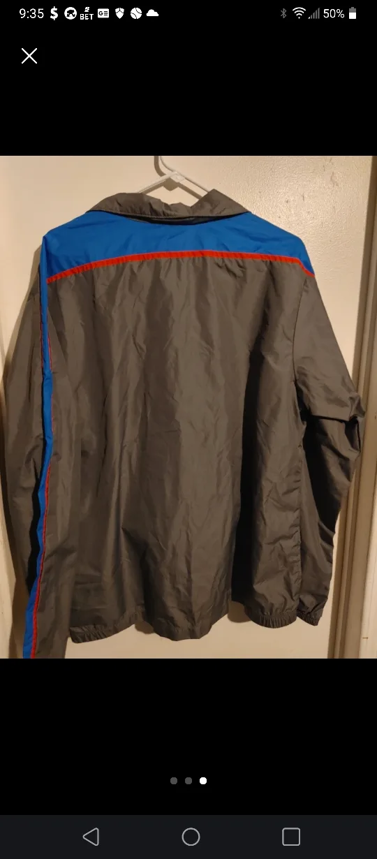💚NIKE PACKABLE LIGHTWEIGHT JACKET MENS LARGE image indicator(3)