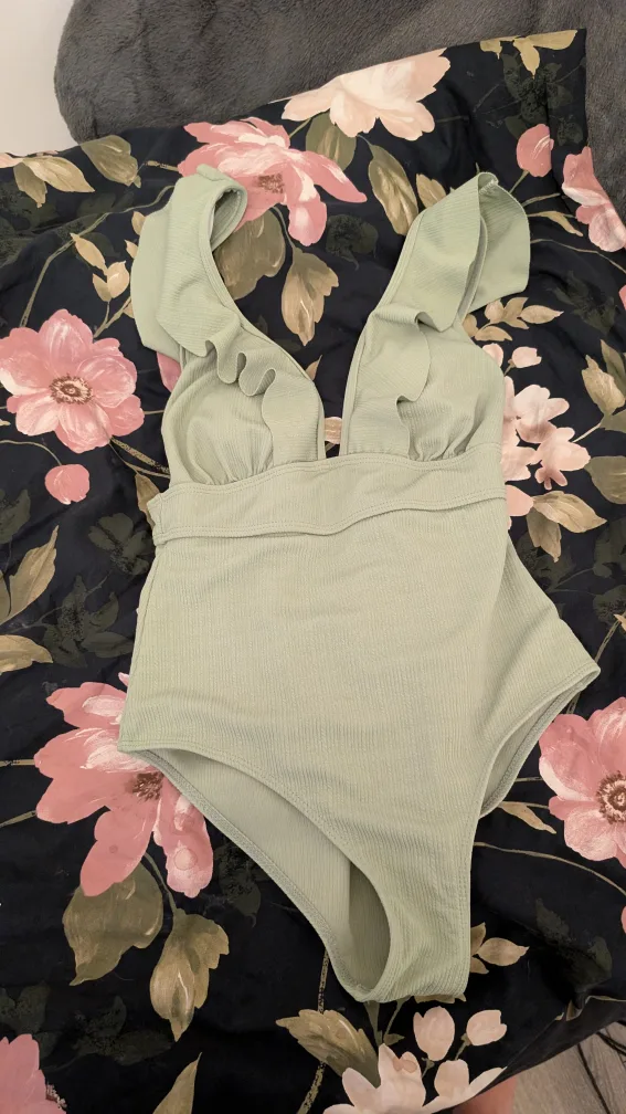 Green One-Piece Swimsuit thumbnail