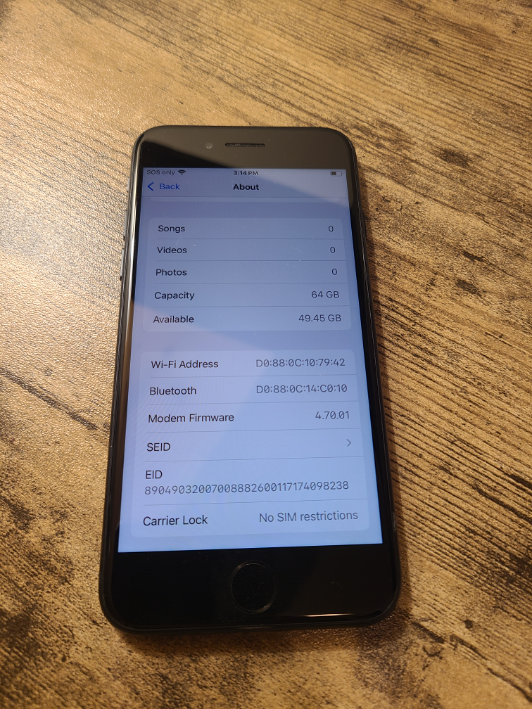 Apple iPhone SE (3rd Gen) 64GB - Like New!