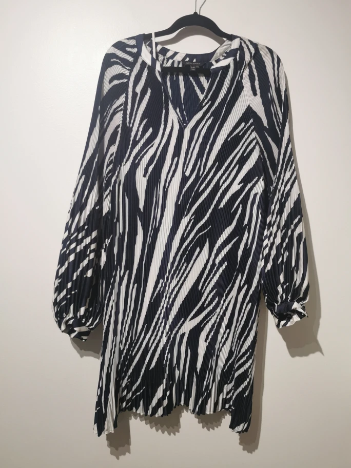 Banana Republic Zebra Print Dress - Size L - photo 2