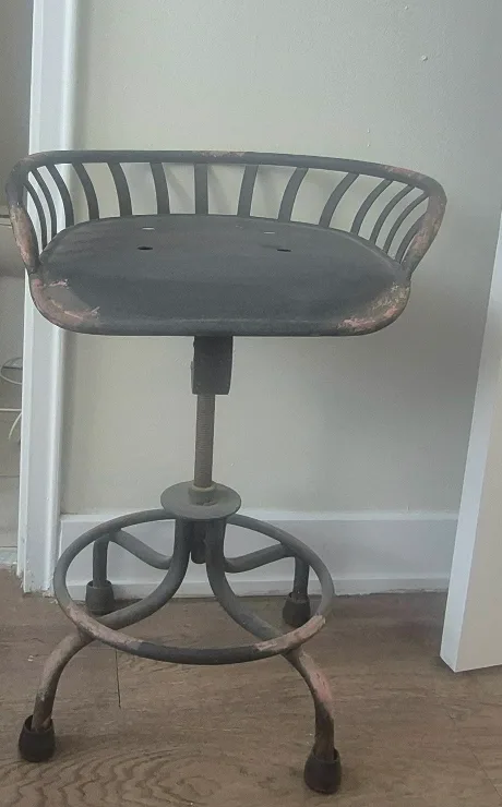 Vintage Industrial Stool thumbnail