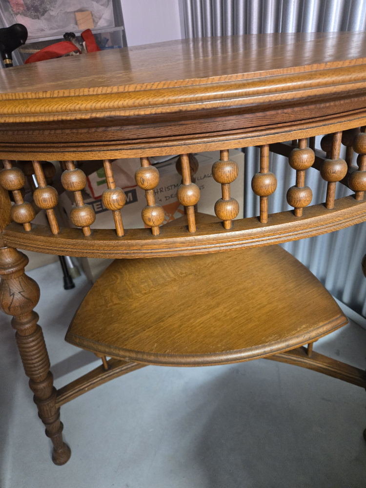 Vintage Wooden Side Table - photo 3